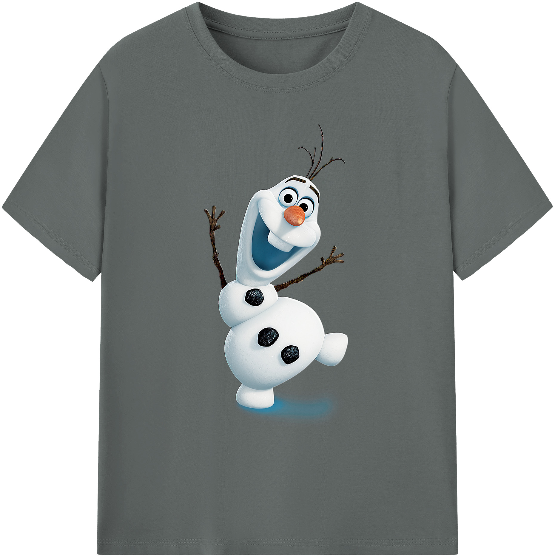（画像用） アナと雪の女王 アンナ エルサ Frozen Anna Elsa 綿100％ メンズ半袖Tシャツ｜肌触りやわらか＆通気性